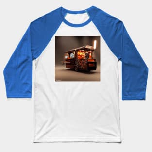 Steampunk Tokyo Ramen Cart Baseball T-Shirt